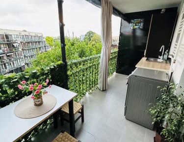 Studio with Balcony