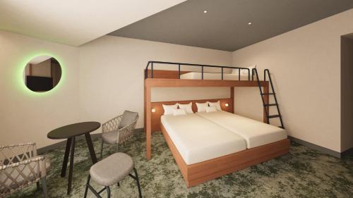 Superior Triple Bunk Bed Room