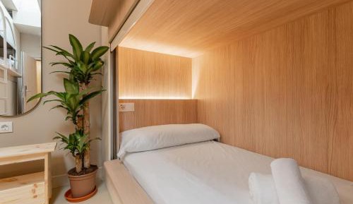 Single Bed in Dormitory Room