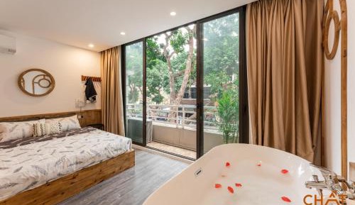 Studio with Balcony