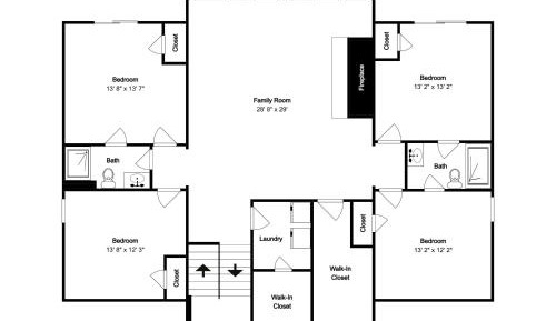 Six-Bedroom House