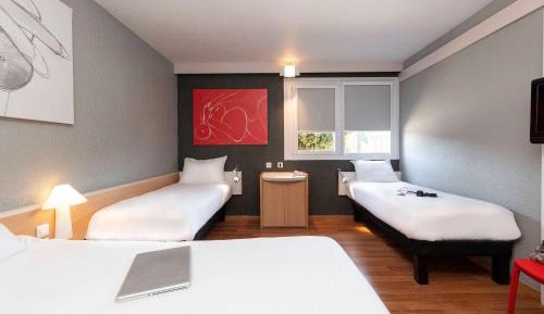 Family Room with One Double Bed and Two Single Beds