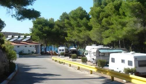 Empty Pitch with Sea View for Camper