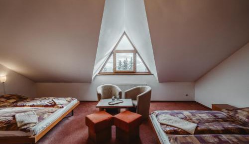 Family Room with Mountain View