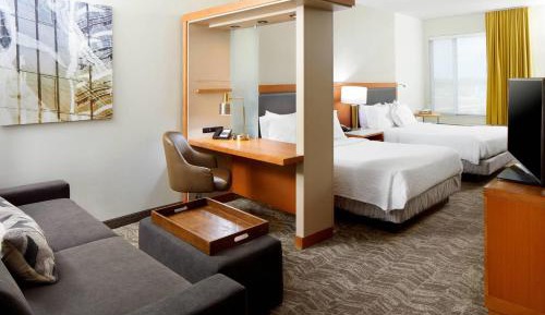 Queen Suite with Two Queen Beds and Sofa Bed