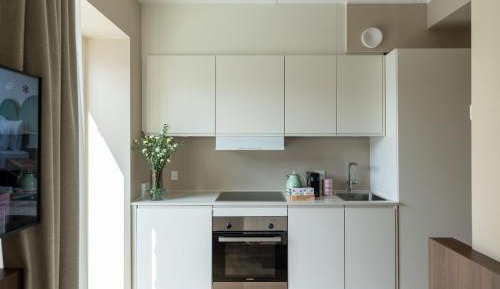 Medium Studio with Kitchen and Balcony - Single Bed