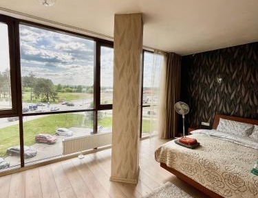 Three-Bedroom Apartment with Park View