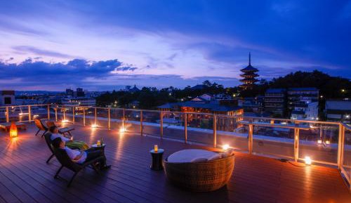 Japanese-style Room with 10 Tatami- city view with Rooftop Terrace Access