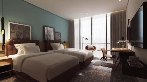Standard Twin Room with Stadium View