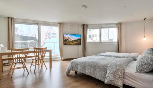Studio with Balcony