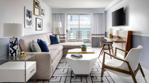 One-Bedroom King Suite with Sofa Bed and Ocean View