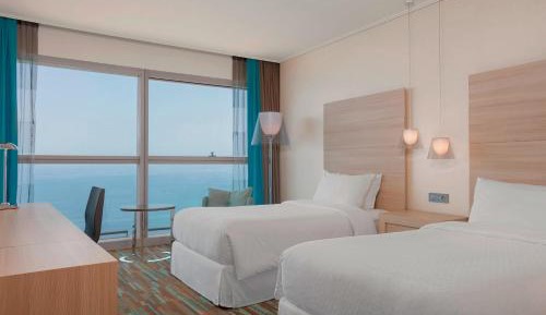 Premium Twin Beds, Guest room, 2 Double, Sea facing view