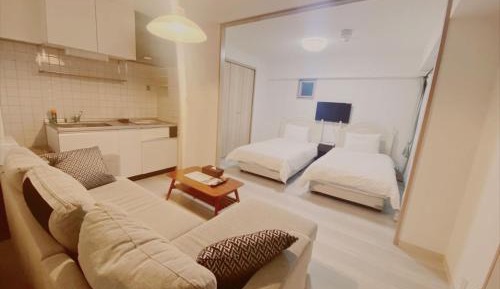 Superior Twin Room with Kitchen and futon