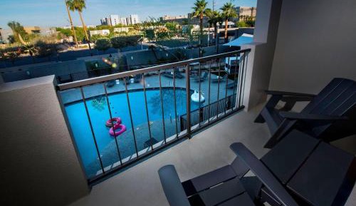 King Studio with Sofa Bed - Pool View and Balcony