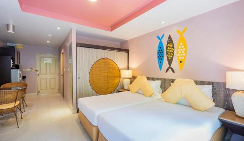 Twin Room with Pool View
