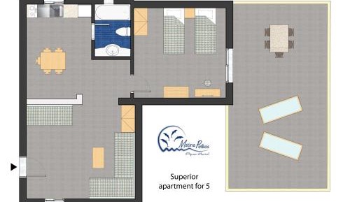 Superior One-Bedroom Apartment (5 Adults)
