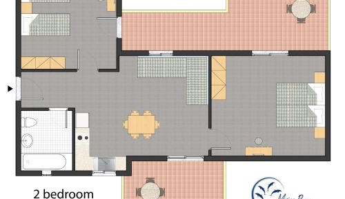 Two-Bedroom Apartment (6 Adults)