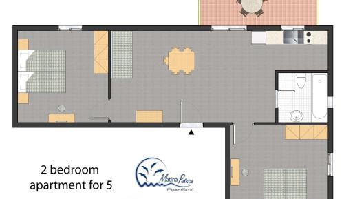 Two-Bedroom Apartment (5 Adults)