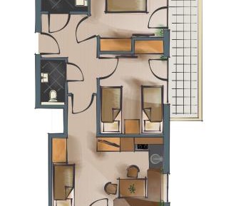 Apartment with Balcony