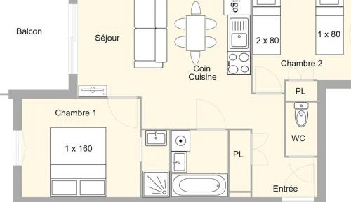 Apartment (5 Adults)