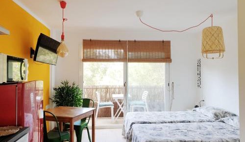 Studio with Balcony