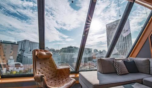Suite with Skytree View