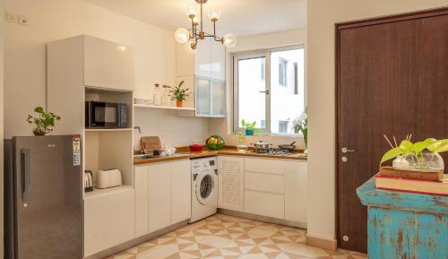 ElArbol-Dazzling 2 bhk apt with WiFi near Candolim
