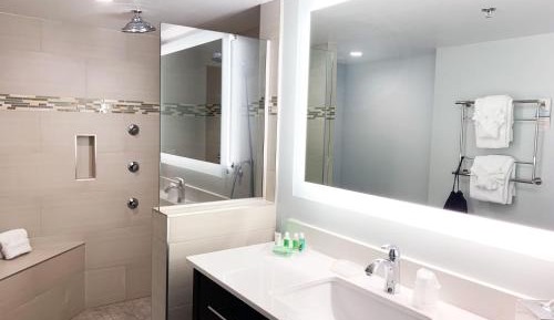 Standard King Room with Two King Beds and Accessible Roll-In Shower