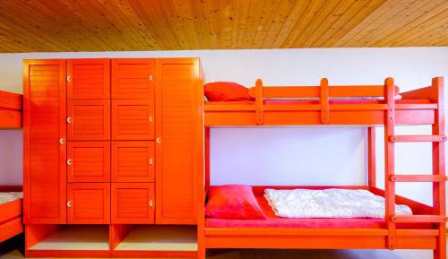 Bed in 10-Bed Mixed Dormitory Room with Shared Bathroom
