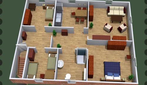 Three-Bedroom Apartment