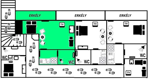 Studio Apartment with Balcony