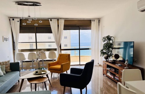Netanya Apartment | Elegant Apt with Balcony & Sea View by FeelHome