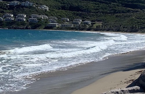 Saint Kitts and Nevis Condo | This cozy condo is just steps from pool & Atlantic Ocean.