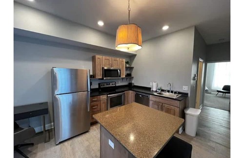 Dubuque Apartment | Downtown Spa Sanctuary with a View!