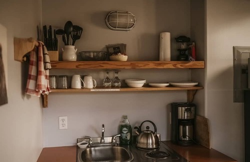 Ucluelet Apartment | Sea Urchin West Coast Cedar Loft & Beam Suite in Ukee