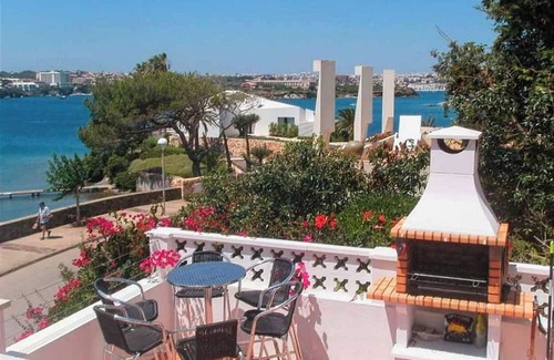Cala Llonga Ski Chalet | Beautiful beachfront villa with pool & aacc