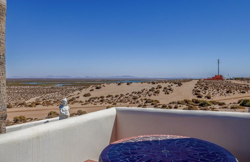 Las Conchas House | 3-BR Beach & Desert Oasis with Stunning 360° Views, Private Balcony & Palapa
