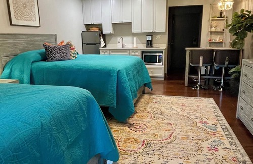 Elkhart Lake Condo | Fronting lively Lake Street in lovely Elkhart Lake, the Kick Back is your place!