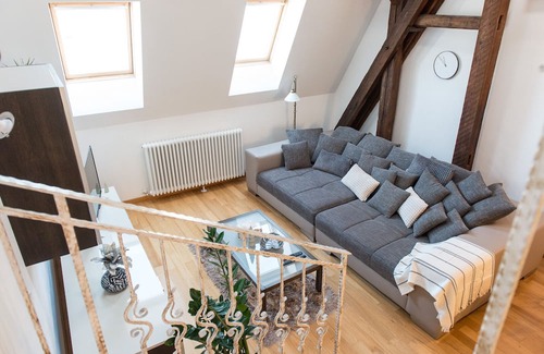 Kosice Old Town Apartment | Comfy Loft on Hlavna with two bathrooms and an elevator