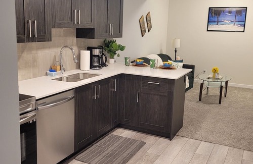 Calgary House | Cozy 2 bedroom newly built basement suite and 3 minutes walk to a beautiful lake