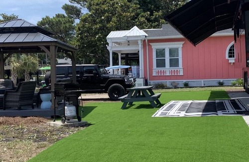Myrtle Beach RV Rental | MH37A Extra Large RV Camping Spot, Ocean View, Steps from the Ocean