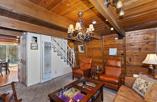 Big Bear City House | Gambrel Style, pet friendly, enclosed yard, streaming, fireplace, and more.