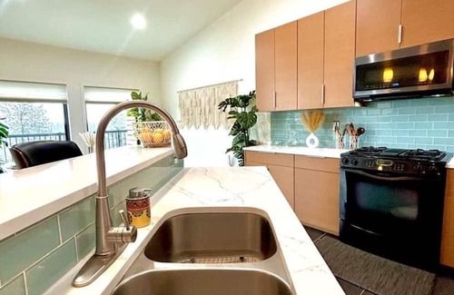 Spokane House | Urban Forest Boho Retreat with view