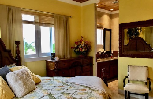 High Rock Villa | Beach front pool home with striking views and space for family and friends.