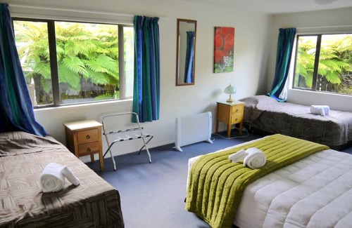Franz Josef Glacier House | Central & Relaxing, park up and enjoy rainforest views.