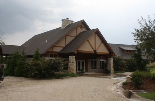 Steelville RV Rental | A teepee on 1200-acre ranch where secluded woods envelope the grounds.