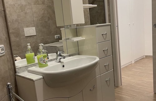 Marina di San Nicola Apartment | Ground floor in residence with pool very central