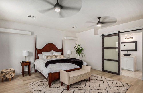 Maricopa House | Spacious desert charmer with a pool, covered patio, office, games, AC, and Wifi