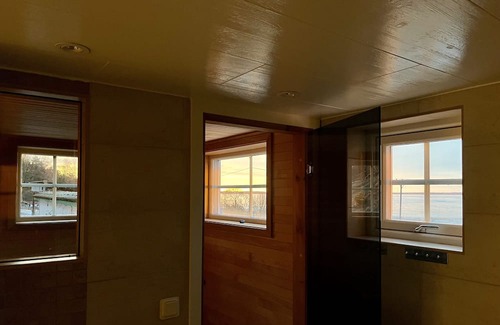Vreta Kloster House | Flemma Gård The lake view with sauna