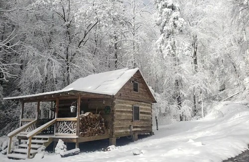 Clyde Cabin | Off-Grid Log Cabin in NC Mountains